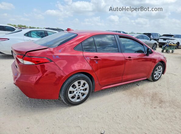JTDEPMAE0MJ174055 2021 TOYOTA COROLLA Красный Задняя правая четверть