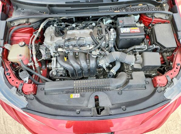 JTDEPMAE0MJ174055 2021 TOYOTA COROLLA Красный Вид задней части салона