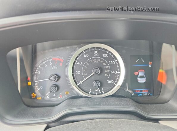 JTDEPMAE0MJ174055 2021 TOYOTA COROLLA Красный Вид щитка приборов