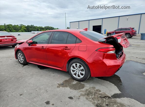 JTDEPMAE0MJ189302 2021 TOYOTA COROLLA Red უკანა მარცხენა