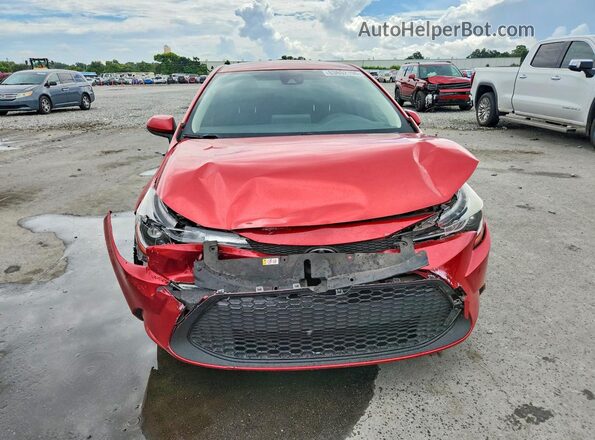 JTDEPMAE0MJ189302 2021 TOYOTA COROLLA Red წინა ხედი