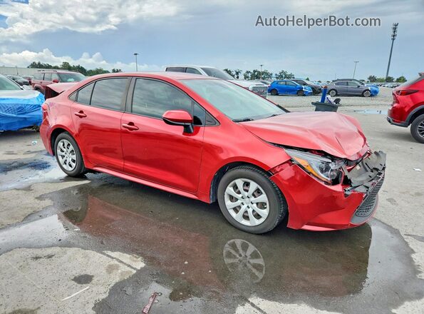 JTDEPMAE0MJ189302 2021 TOYOTA COROLLA Red წინა მარჯვენა