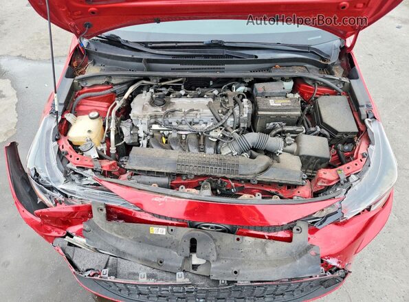 JTDEPMAE0MJ189302 2021 TOYOTA COROLLA Red უკანა სალონის ხედი