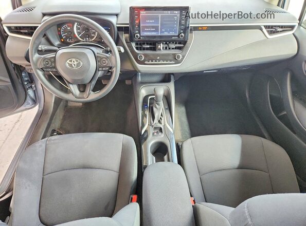 JTDEPMAE0N3001822 2022 TOYOTA COROLLA Silver Вид панелі приладів