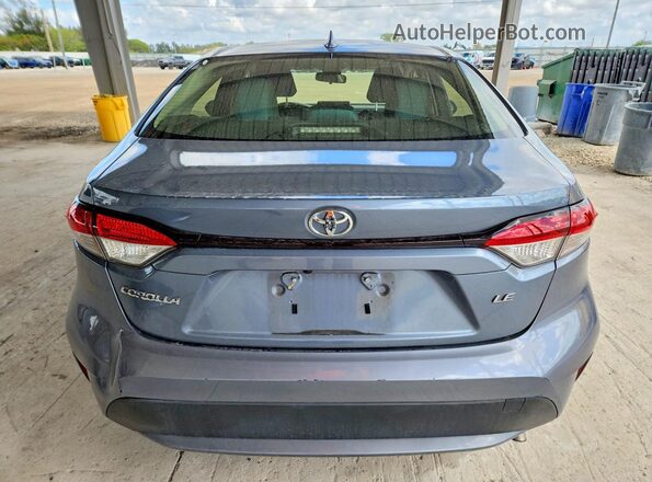 JTDEPMAE0N3001822 2022 TOYOTA COROLLA Silver Вид ззаду