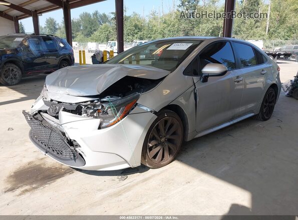 JTDEPMAE0N3026543 2022 TOYOTA COROLLA Серебряный Передняя левая четверть