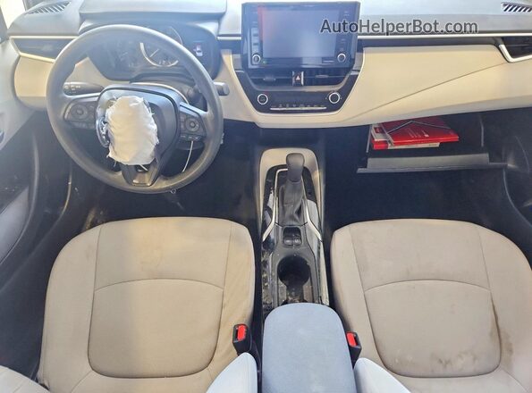 JTDEPMAE0NJ216645 2022 TOYOTA COROLLA Black წინა პანელის ხედი