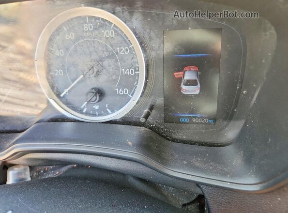 JTDEPMAE1MJ125530 2021 TOYOTA COROLLA Серебряный Вид щитка приборов
