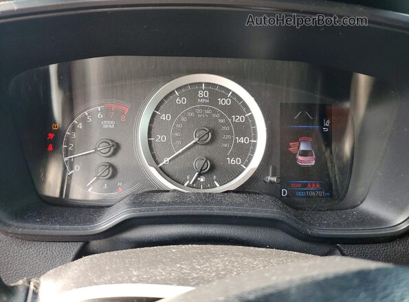 JTDEPMAE1MJ150623 2021 TOYOTA COROLLA Black Vista del cuadro de instrumentos