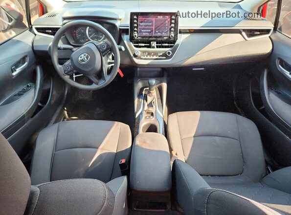 JTDEPMAE1MJ172203 2021 TOYOTA COROLLA Red Вид панелі приладів