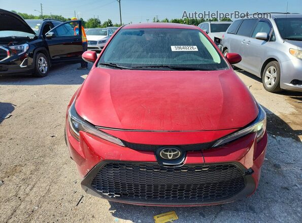 JTDEPMAE1MJ172203 2021 TOYOTA COROLLA Red Вид спереду