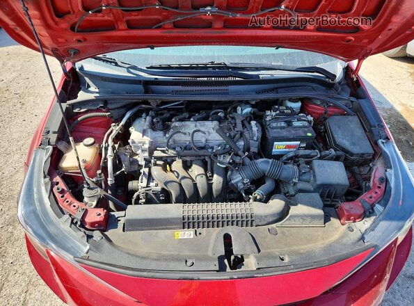 JTDEPMAE1MJ172203 2021 TOYOTA COROLLA Red Вид задньої частини салону
