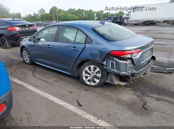 JTDEPMAE1MJ186134 2021 TOYOTA COROLLA Light Blue Հետևի ձախ