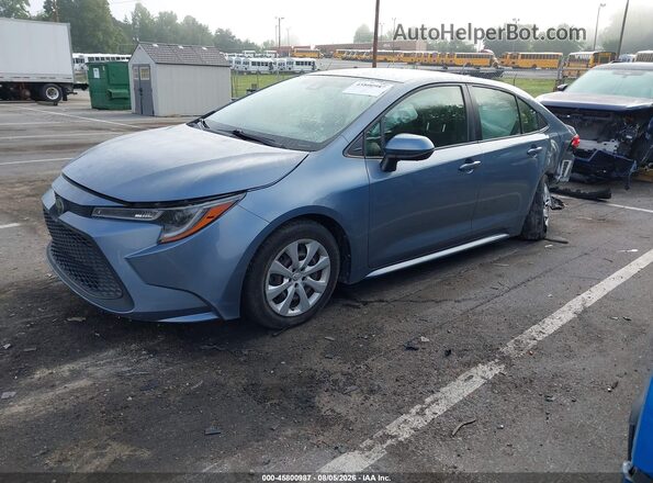JTDEPMAE1MJ186134 2021 TOYOTA COROLLA Light Blue Առջևի ձախ երեք քառորդ տեսարան