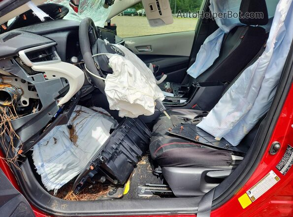 JTDEPMAE1MJ188322 2021 TOYOTA COROLLA Red Widok wnętrza z przodu