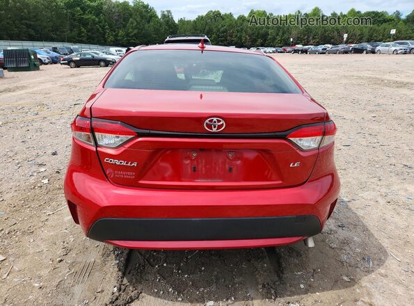JTDEPMAE1MJ188322 2021 TOYOTA COROLLA Red Widok z tyłu