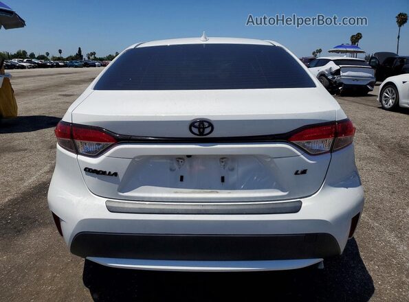 JTDEPMAE1N3000727 2022 TOYOTA COROLLA White უკანა ხედი