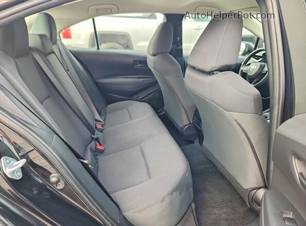 JTDEPMAE1NJ207761 2022 TOYOTA COROLLA Черный Вид задних сидений