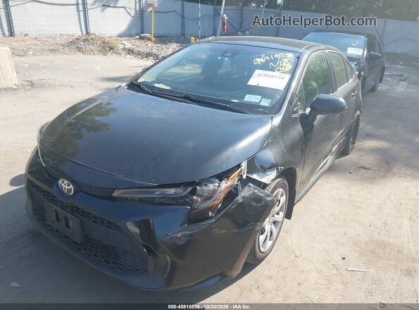 JTDEPMAE1NJ209588 2022 TOYOTA COROLLA Черный Передняя левая четверть