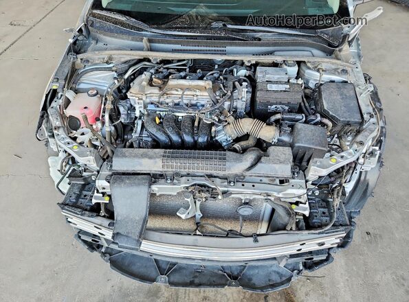 JTDEPMAE1NJ210630 2022 TOYOTA COROLLA Серебряный Вид задней части салона