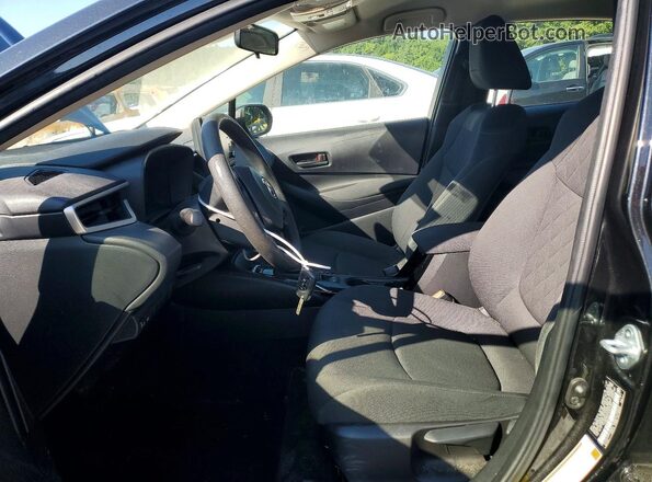 JTDEPMAE1NJ210787 2022 TOYOTA COROLLA Black Front interior view