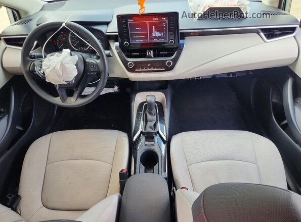 JTDEPMAE1NJ216136 2022 TOYOTA COROLLA Синий Вид панели приборов