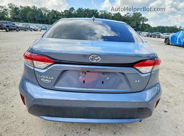 JTDEPMAE1NJ216136 2022 TOYOTA COROLLA Синий Вид сзади
