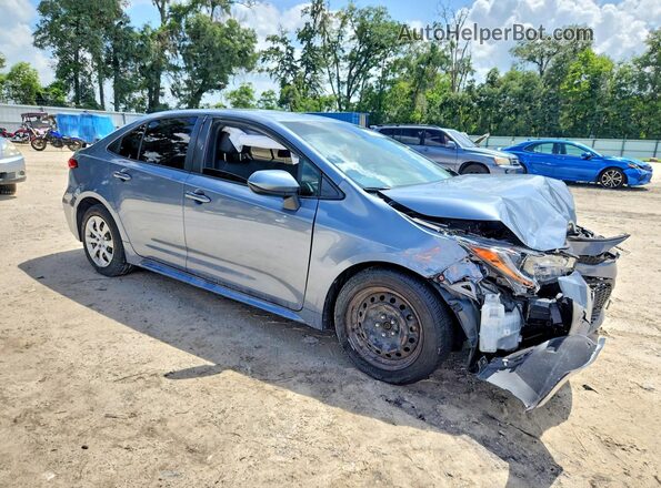 JTDEPMAE1NJ216136 2022 TOYOTA COROLLA Синий Передняя правая четверть