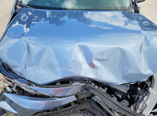 JTDEPMAE1NJ216136 2022 TOYOTA COROLLA Синий Вид задней части салона