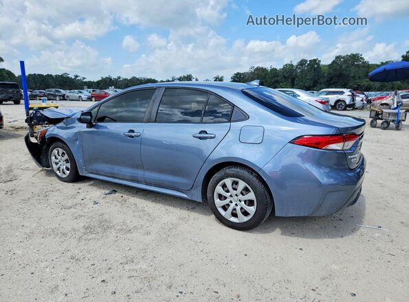 JTDEPMAE1NJ216136 2022 TOYOTA COROLLA Синий Задняя левая четверть