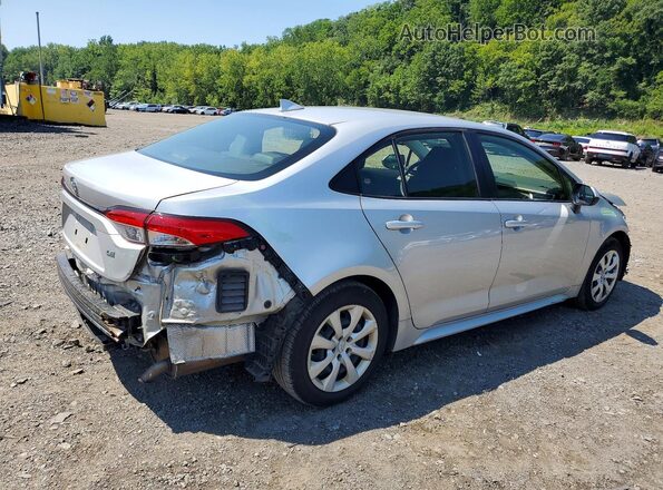 JTDEPMAE1NJ222387 2022 TOYOTA COROLLA Silver უკანა მარჯვენა