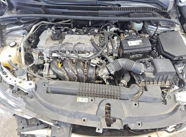 JTDEPMAE2MJ142109 2021 TOYOTA COROLLA Серебряный Вид задней части салона