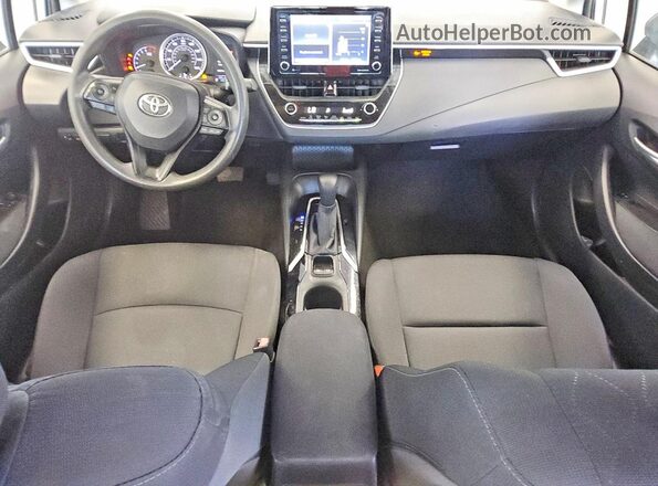 JTDEPMAE2MJ142109 2021 TOYOTA COROLLA Серебряный Вид панели приборов