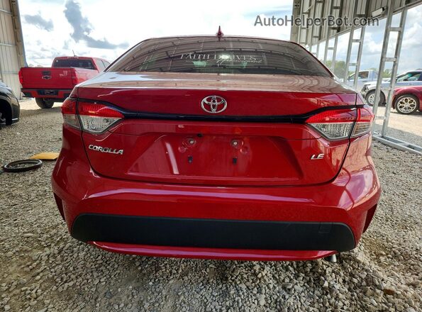 JTDEPMAE2MJ156270 2021 TOYOTA COROLLA Maroon Հետևի տեսք