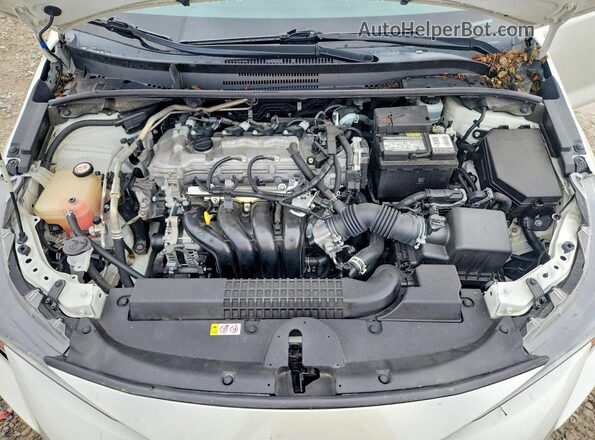 JTDEPMAE2MJ169147 2021 TOYOTA COROLLA White Widok wnętrza z tyłu