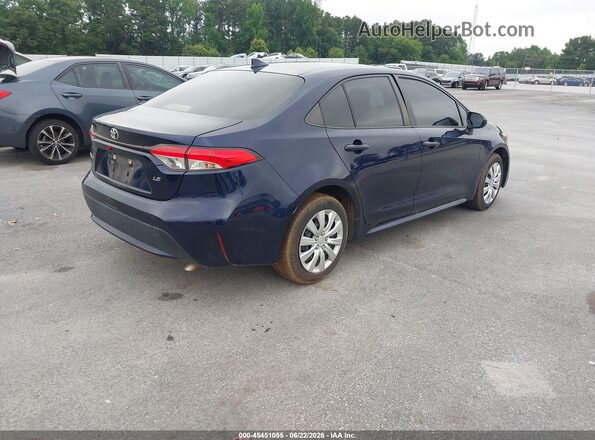 JTDEPMAE2MJ183422 2021 TOYOTA COROLLA Синий Задняя правая четверть