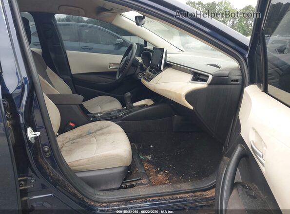 JTDEPMAE2MJ183422 2021 TOYOTA COROLLA Синий Вид салона спереди
