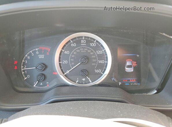 JTDEPMAE2N3011607 2022 TOYOTA COROLLA Белый Вид щитка приборов