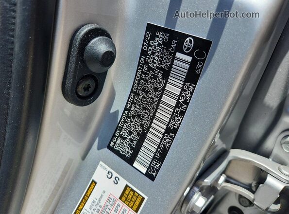 JTDEPMAE2N3030965 2022 TOYOTA COROLLA Gray Widok komory silnika