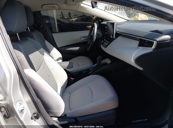 JTDEPMAE3MJ142510 2021 TOYOTA COROLLA Silver Вид салону спереду