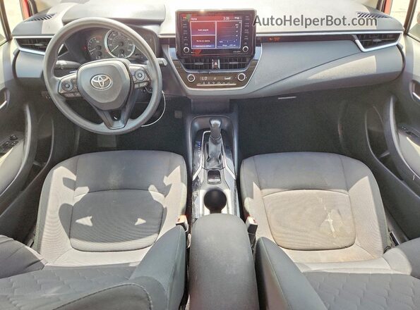 JTDEPMAE3NJ201198 2022 TOYOTA COROLLA Red წინა პანელის ხედი