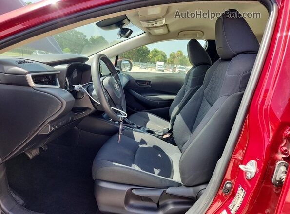 JTDEPMAE3NJ201198 2022 TOYOTA COROLLA Red წინა სალონის ხედი