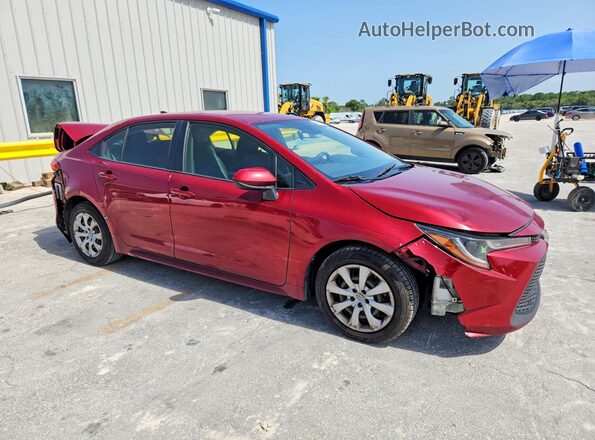 JTDEPMAE3NJ201198 2022 TOYOTA COROLLA Red წინა მარჯვენა