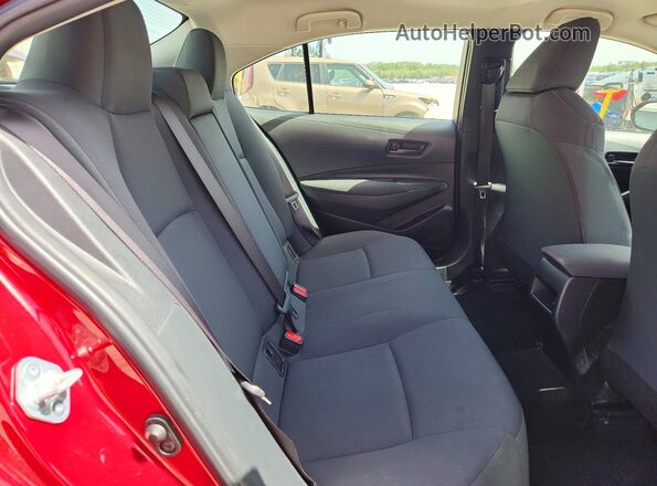 JTDEPMAE3NJ201198 2022 TOYOTA COROLLA Red უკანა სავარძლების ხედი