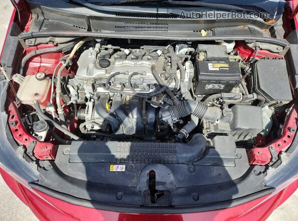 JTDEPMAE3NJ201198 2022 TOYOTA COROLLA Red უკანა სალონის ხედი