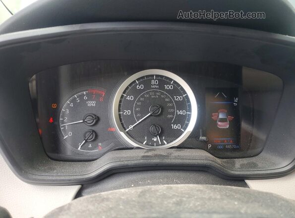 JTDEPMAE3NJ232290 2022 TOYOTA COROLLA Black ხელსაწყოთა პანელის ხედი