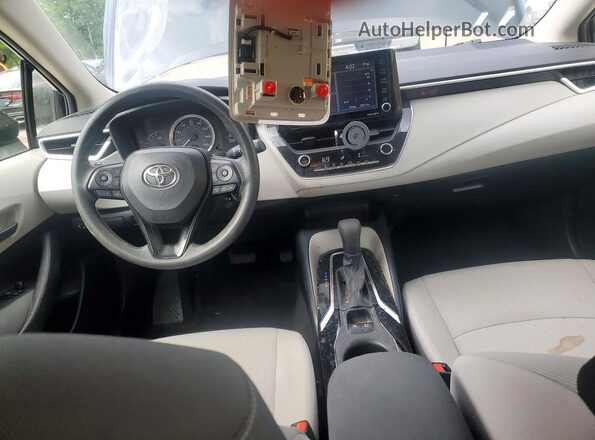 JTDEPMAE3NJ232290 2022 TOYOTA COROLLA Black წინა პანელის ხედი