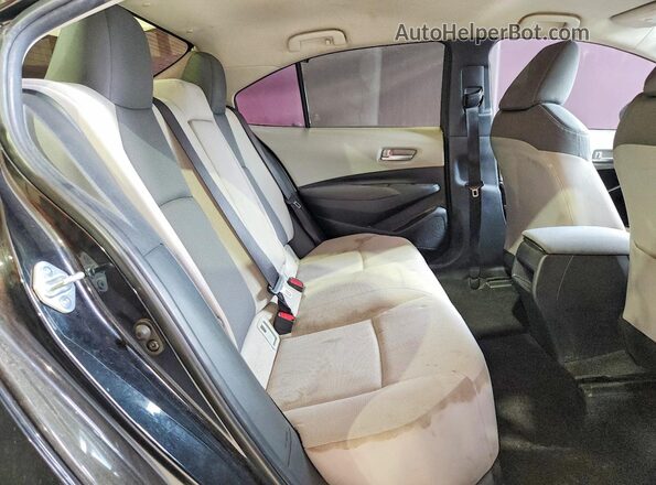 JTDEPMAE4MJ188881 2021 TOYOTA COROLLA Black Vista de los asientos traseros