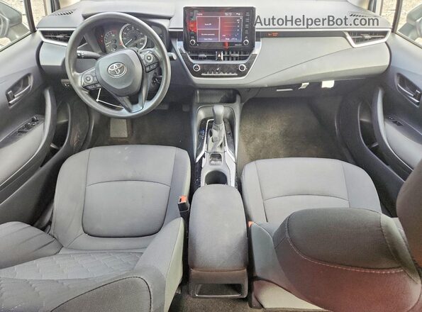 JTDEPMAE4N3011799 2022 TOYOTA COROLLA Gray Առջևի վահանակի տեսք