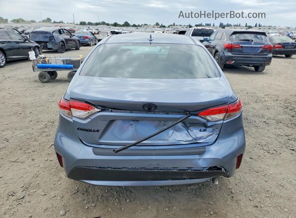 JTDEPMAE4N3029980 2022 TOYOTA COROLLA Blue Հետևի տեսք